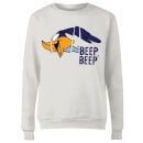 Looney Tunes Road Runner Beep Beep Women's Sweatshirt - White