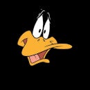 Sweat Femme Gros Plan Daffy Duck Looney Tunes - Noir