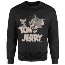 Tom & Jerry Circle Sweatshirt - Black