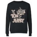 Tom & Jerry Circle Women's Sweatshirt - Black