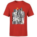 T-Shirt Homme Les Indestructibles 2 Skyline - Rouge