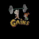 The Flintstones Distressed Bam Bam Gains Men's T-Shirt - Black