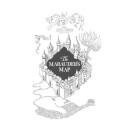 T-Shirt Homme Carte du Maraudeur - Harry Potter - Blanc