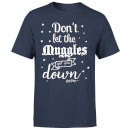 Harry Potter Don't Let The Muggles Get You Down Men's T-Shirt - Navy