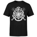 T-Shirt Homme Emblèmes des Maisons de Poudlard - Harry Potter - Noir