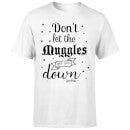 Harry Potter Don't Let The Muggles Get You Down Men's T-Shirt - White