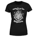 T-Shirt Femme J'attends Ma Lettre de Poudlard - Harry Potter - Noir