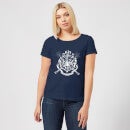 T-Shirt Femme Emblèmes des Maisons de Poudlard - Harry Potter - Bleu Marine
