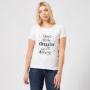 T-Shirt Femme Ne te Laisse pas Faire par les Modus - Harry Potter - Blanc