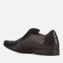 Clarks Men's Glement Seam Leather Slip-On Shoes - Black