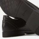 Clarks Men's Glement Seam Leather Slip-On Shoes - Black