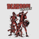 Marvel Deadpool Family Group Men's T-Shirt - Grey