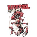 T-Shirt Homme Deadpool Family Corps Marvel - Blanc