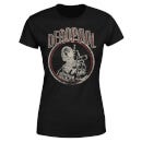 Marvel Deadpool Vintage Circle T-shirt Femme - Noir