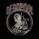 Marvel Deadpool Vintage Circle T-shirt Femme - Noir
