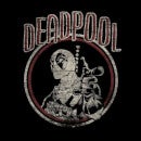 Sweat Femme Deadpool Effet Vintage Marvel - Noir