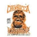 T-Shirt Femme Star Wars Chewbacca One Night Only - Blanc