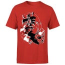 Marvel Knights Daredevil Layered Faces Men's T-Shirt - Red