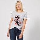 Marvel Knights Daredevil Layered Faces Women's T-Shirt - Grey