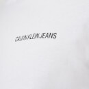 Calvin Klein Jeans Men's Chest Institutional Slim T-Shirt - Bright White - XXL