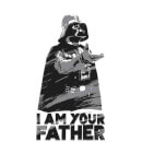 Star Wars Darth Vader I Am Your Father Sketch T-shirt - Wit