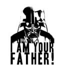 T-Shirt Star Wars Homme Dark Vador Confession Je Suis Ton Père - Blanc