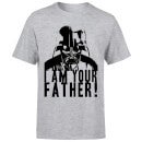 T-Shirt Star Wars Homme Dark Vador Confession Je Suis Ton Père - Gris