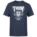 T-Shirt Homme Marvel - Thor Ragnarok - Triangle Asgardien - Bleu Marine