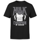 Marvel Thor Ragnarok Hulk Champion T-shirt Homme - Noir