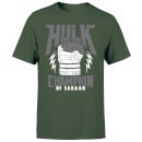 T-Shirt Homme Marvel - Thor Ragnarok - Hulk Champion - Vert Foncé