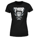 Marvel Thor Ragnarok Asgardian Triangle T-shirt Femme - Noir