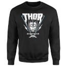 Sweat Homme Marvel - Thor Ragnarok - Triangle Asgardien - Noir