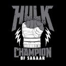 Sweat Homme Marvel - Thor Ragnarok - Hulk Champion - Noir