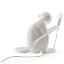 Seletti Indoor/Outdoor Sitting Monkey Lamp - White