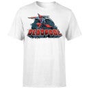 Marvel Deadpool Sword Logo Men's T-Shirt - White