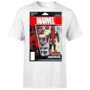 T-Shirt Homme Figurine Deadpool Marvel - Blanc