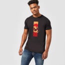 Marvel Deadpool Blood Strip Men's T-Shirt - Black