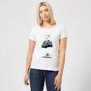 T-Shirt Femme Deadpool Glace Marvel - Blanc
