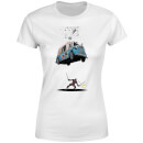 T-Shirt Femme Deadpool Glace Marvel - Blanc
