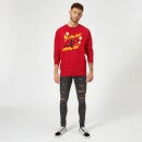 Sweat Homme Deadpool Suns Out Guns Out Marvel - Rouge