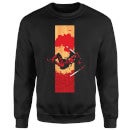 Marvel Deadpool Blood Strip Sweatshirt - Black
