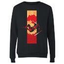 Marvel Deadpool Blood Strip Women's Sweatshirt - Black
