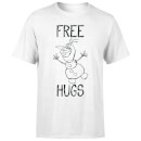 Disney Frozen Olaf Free Hugs Men's T-Shirt - White