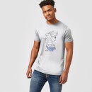T-Shirt Homme La Reine des Neiges - Croquis Elsa Bleu - Gris