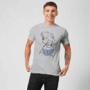 T-Shirt Homme La Reine des Neiges - Croquis Elsa - Gris