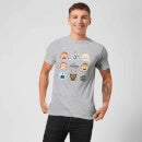 T-Shirt Homme La Reine des Neiges - Emoji - Gris