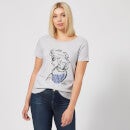 T-Shirt Femme La Reine des Neiges - Croquis Elsa - Gris