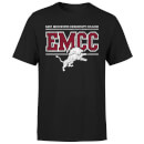 East Mississippi Community College Distressed Lion Men's T-Shirt - Black