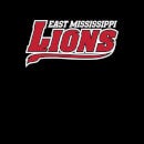 T-Shirt Homme Logo Lions Script - East Mississippi Community College - Noir