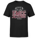 East Mississippi Community College Lions Distressed Men's T-Shirt - Black